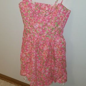 Lilly Pulitzer floral spaghetti strap dress